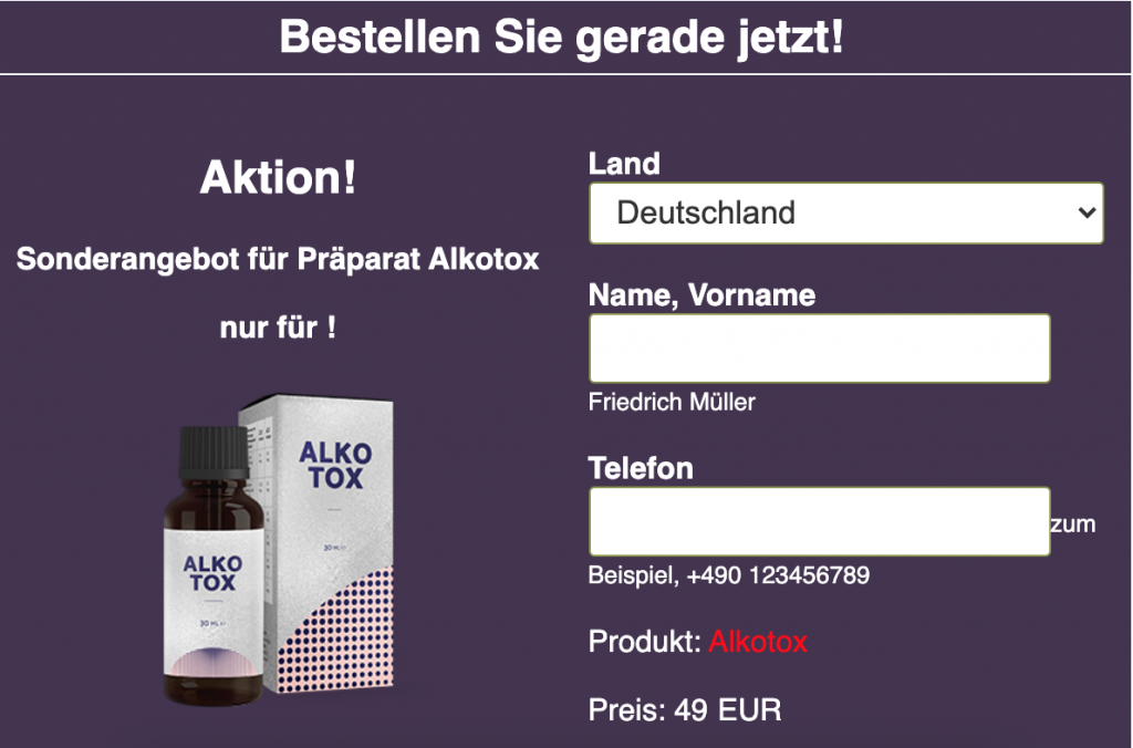 alkotox-beförderung